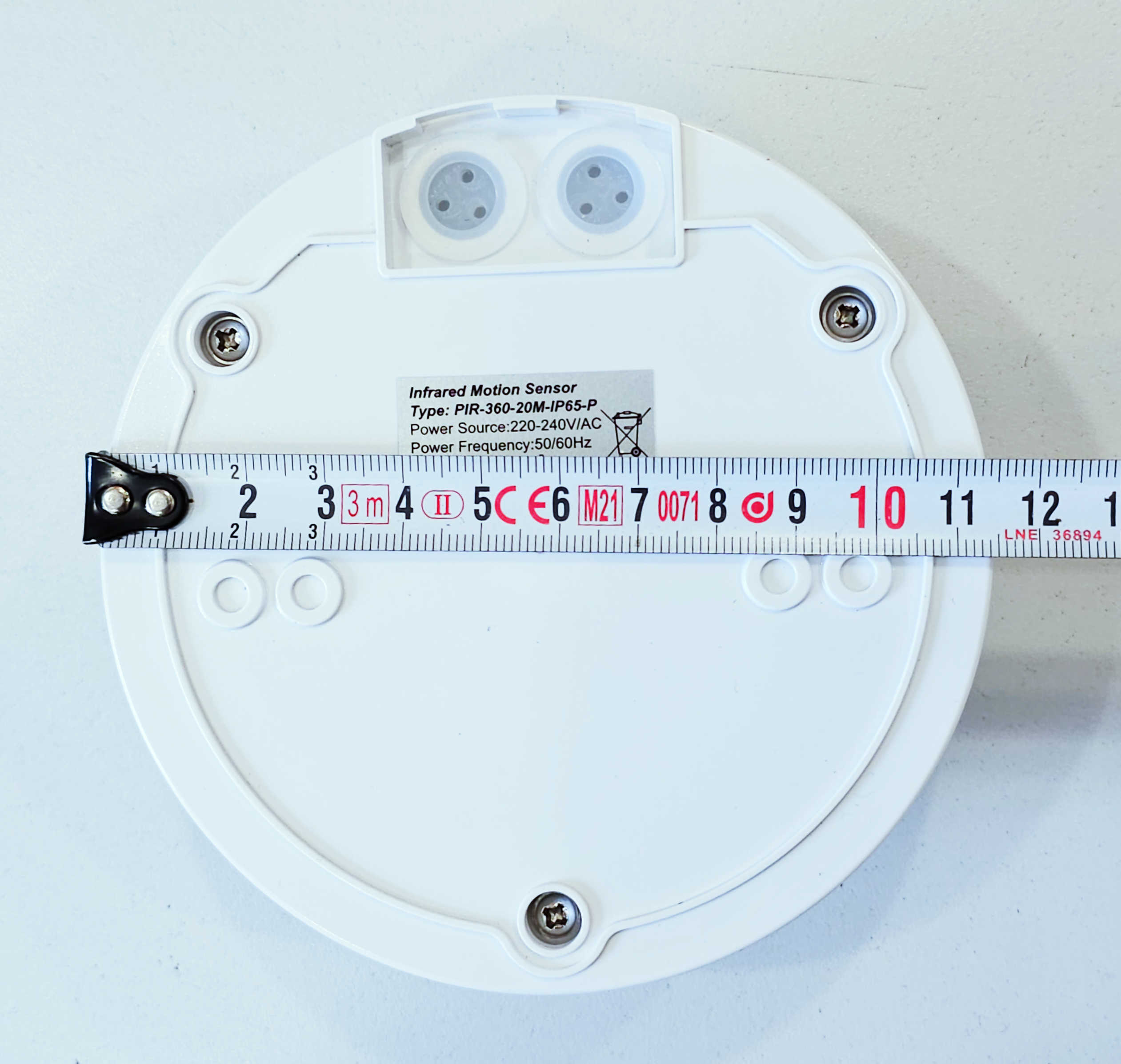 Daviklis judesio -būvio pav. 2000W/220V 360° 20m PIR-360-20M-IP65